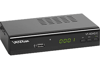 VANTAGE VT-40 HD C Kabel-Receiver (HDTV, DVB-C, Schwarz) Kabel-Receiver Schwarz kaufen | SATURN