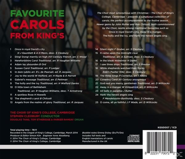 King's College Choir - Favourite Carols From King's  - (CD)