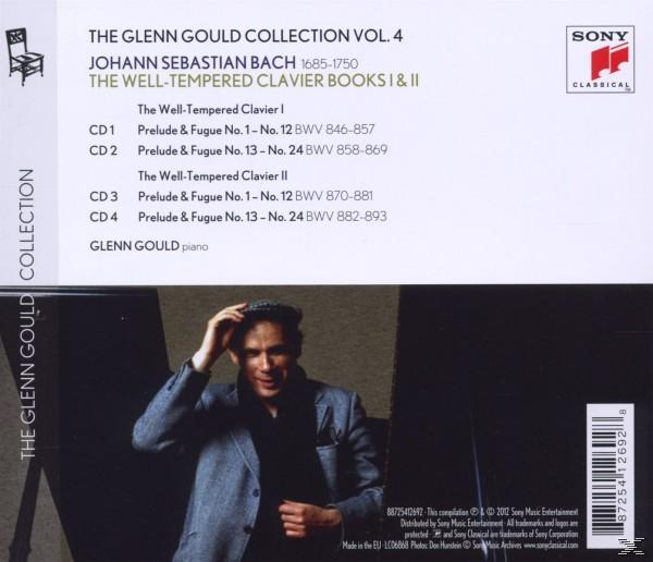 Album borító Glenn Goulddal és szöveggel a zenéről. A színek: fehér, fekete és piros.