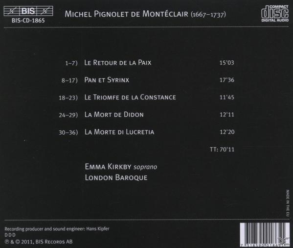 Emma Kirkby - Cantates á voix seule  - (CD)