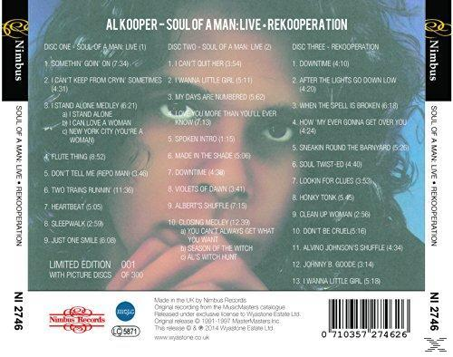 Al Kooper Of (CD) Man: Live A - Soul 