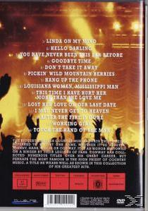 DVD-Cover mit einer Liste von Songs und Silhouetten von Personen in einer Konzertumgebung.