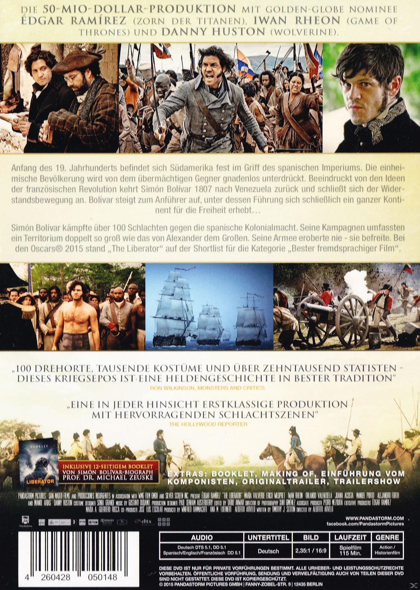 Film-DVD-Cover. Eine Szene mit vielen Soldaten und Schiffen, mit Text in mehreren Sprachen.