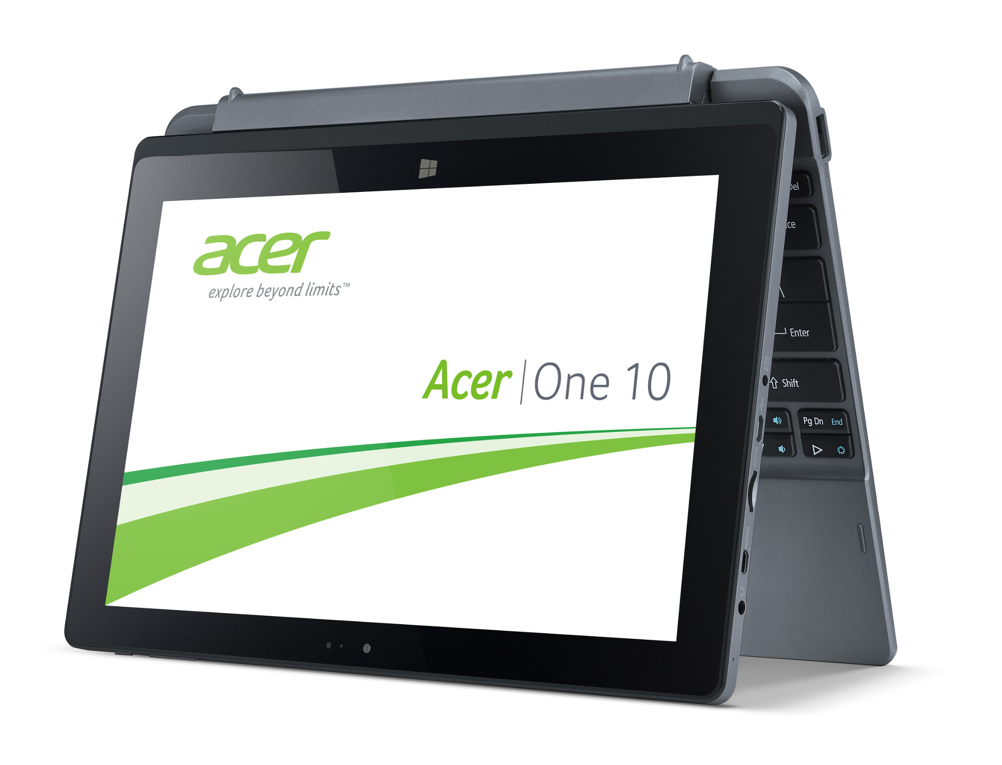 ACER One 10 S1002-17WT, Tablet, 32 GB, 10,1 Zoll, Gun Metal