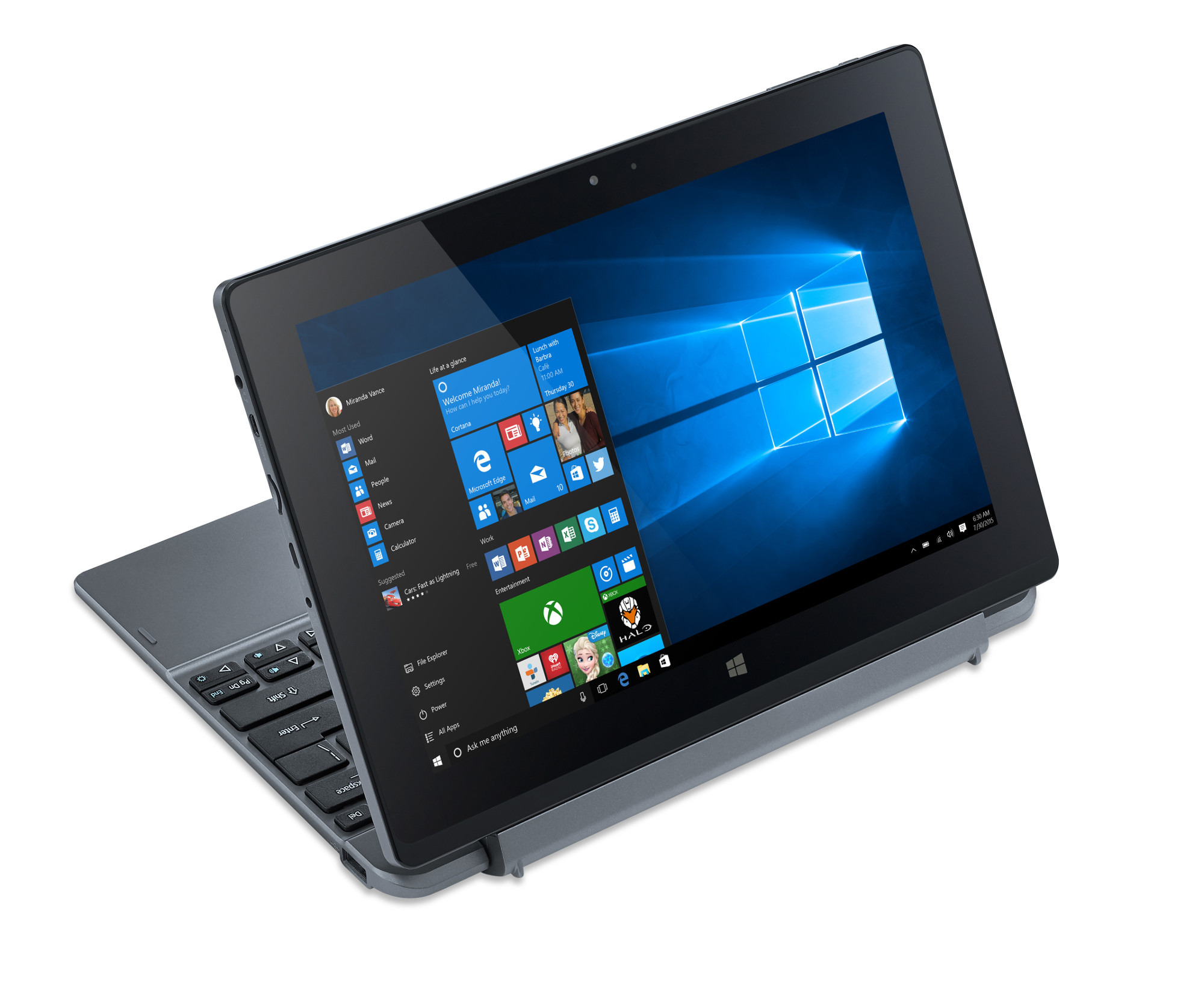 ACER One 10 S1002-17WT, Tablet, 32 GB, 10,1 Zoll, Gun Metal