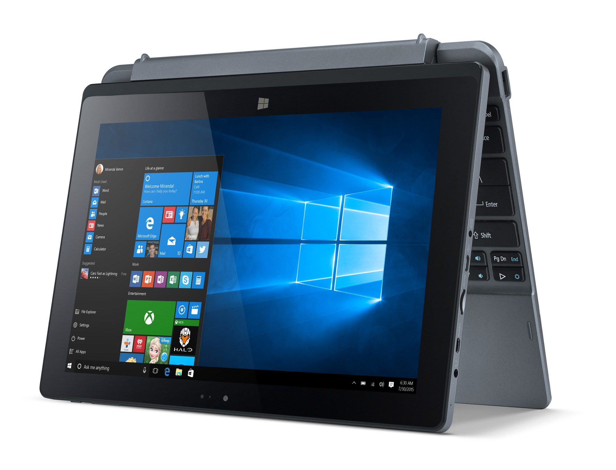 ACER One 10 S1002-17WT, Tablet, 32 GB, 10,1 Zoll, Gun Metal