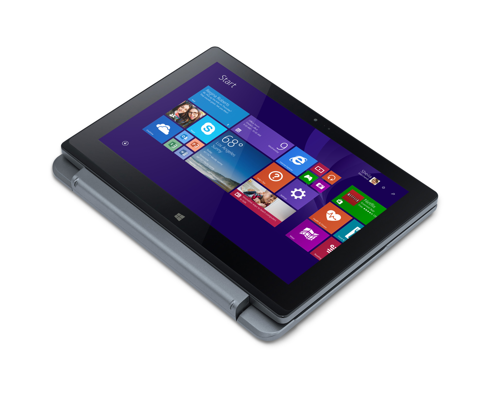ACER One 10 S1002-17WT, Tablet, 32 GB, 10,1 Zoll, Gun Metal