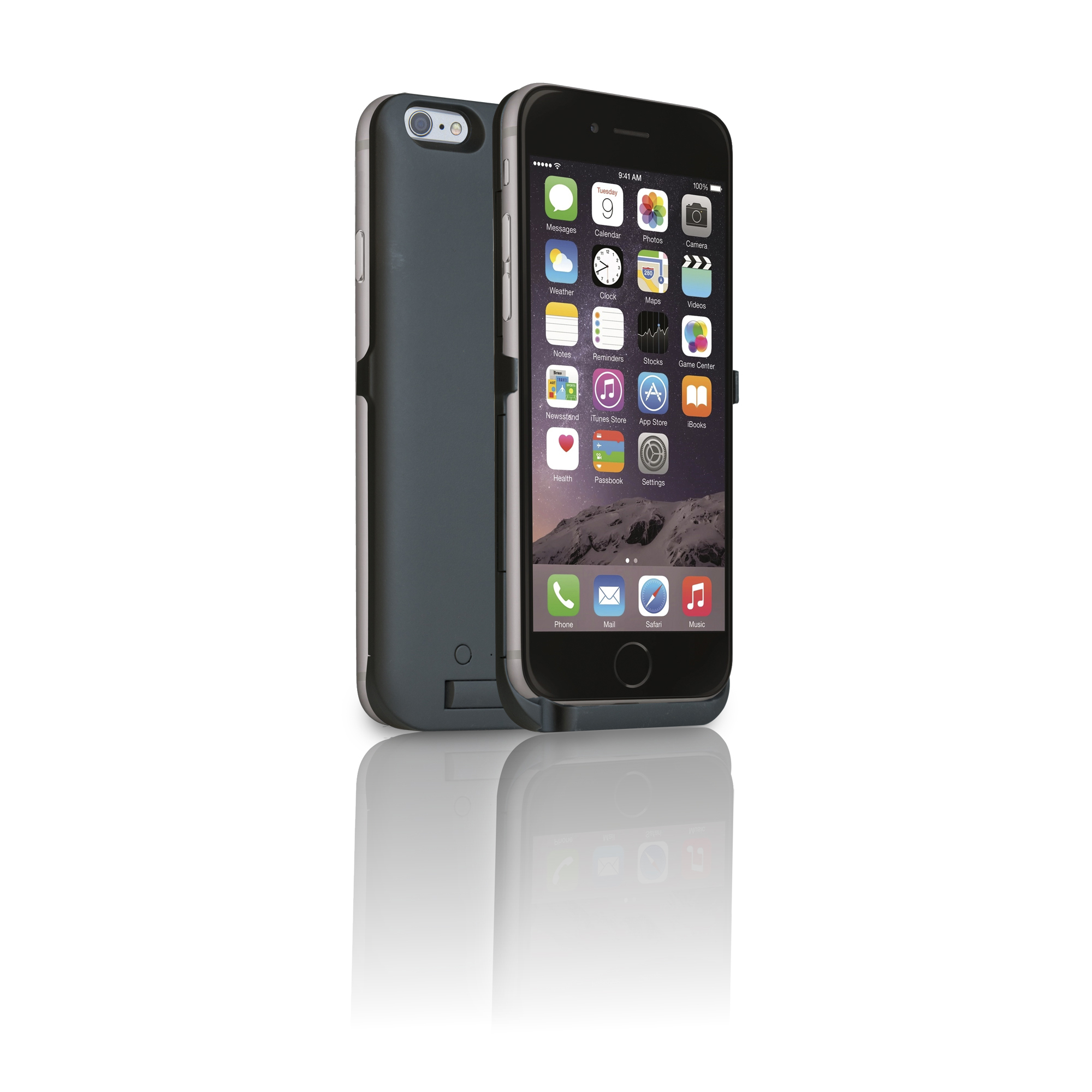 REALPOWER BP-4000 Powerbank/Schutzhülle 4000 mAh Schwarz