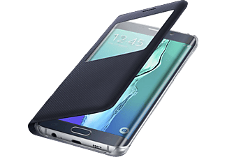 SAMSUNG Galaxy S6 Edge+ S View Cover, bleu/ noir - Sacoche pour smartphone (Convient pour le modèle: Samsung Galaxy S6 edge+)