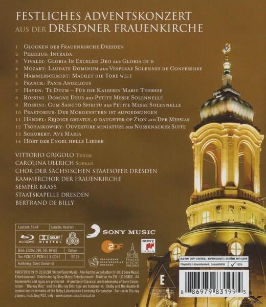 Staatskapelle Dresden, Vittorio Grigolo, B. De Billy - FESTL.ADVENTSKONZERT AUS DER DRESDNER FRAUENKIRCHE  - (Blu-ray)