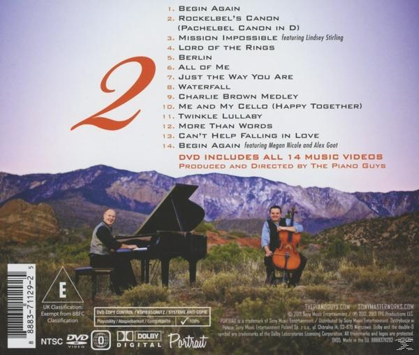The Piano Guys - The Piano Guys 2 - Deluxe Edition (CD + DVD)