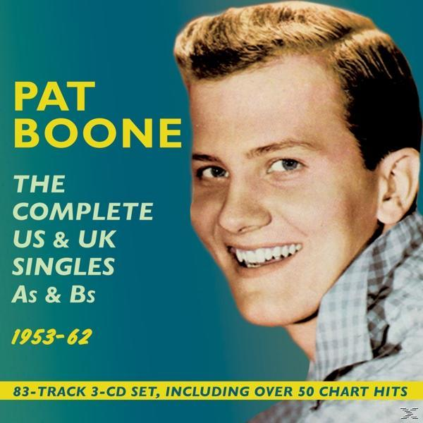 (CD) Us & Singles - Uk Boone Complete As The 1953-62 - & Pat Bs