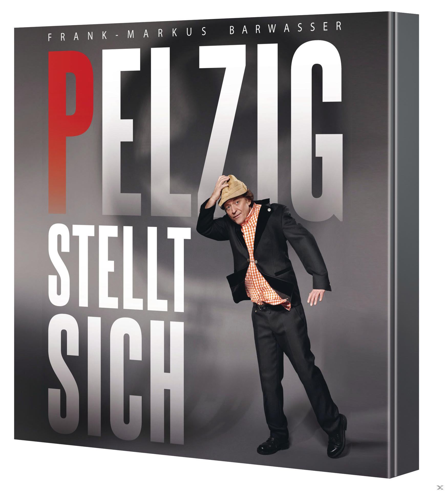 DVD-Cover mit einem Mann mit Hut und Text in Rot und Weiß.