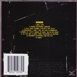 CD hátlap számlistával: Real Life, Losers, Tell Your Friends, Acquainted, stb.