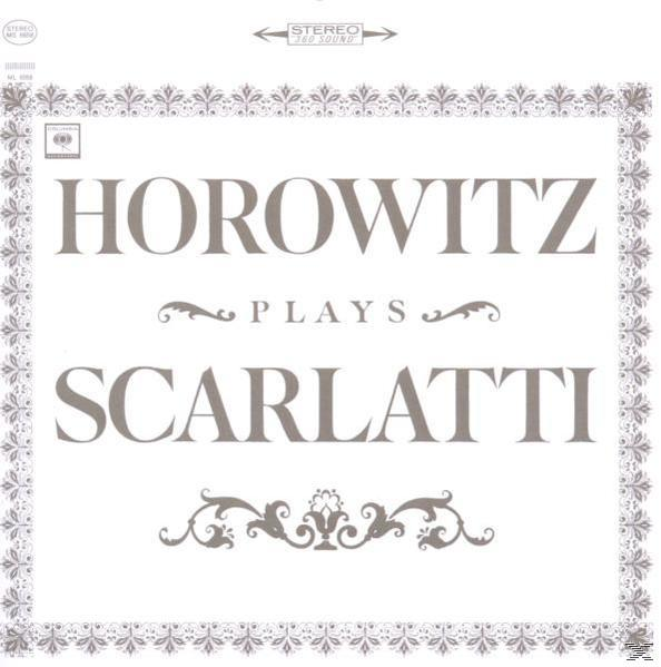 Album borító Horowitz Plays Scarlatti névvel nagy betűkkel.
