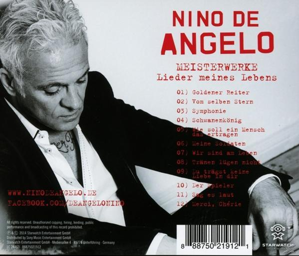 CD-Rückseite mit Mann, Text und Logo.