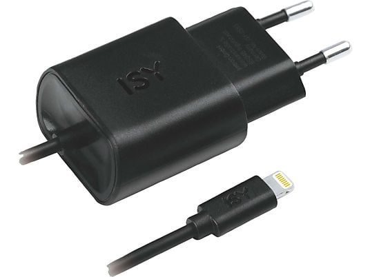 ISY IWC 3100 Micro USB Wall Charger lightning - Câble de chargement (Noir)