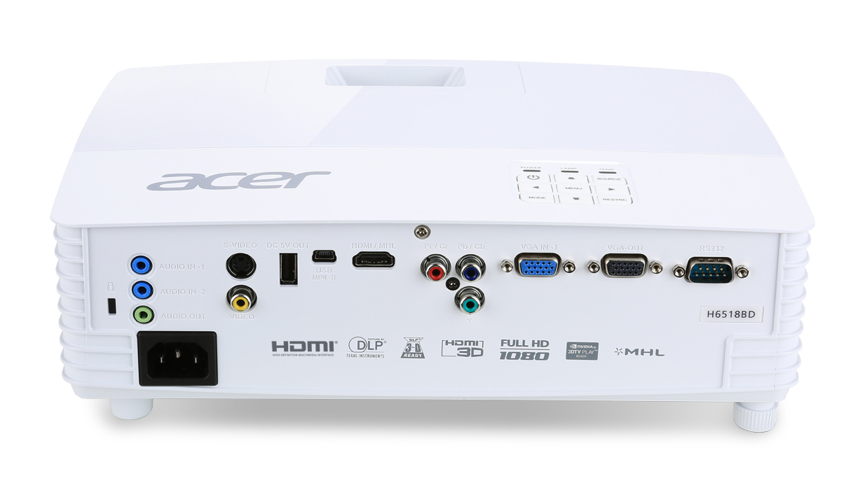 ACER H6518BD Beamer(Full-HD, 3D, 3200 ANSI-Lumen)