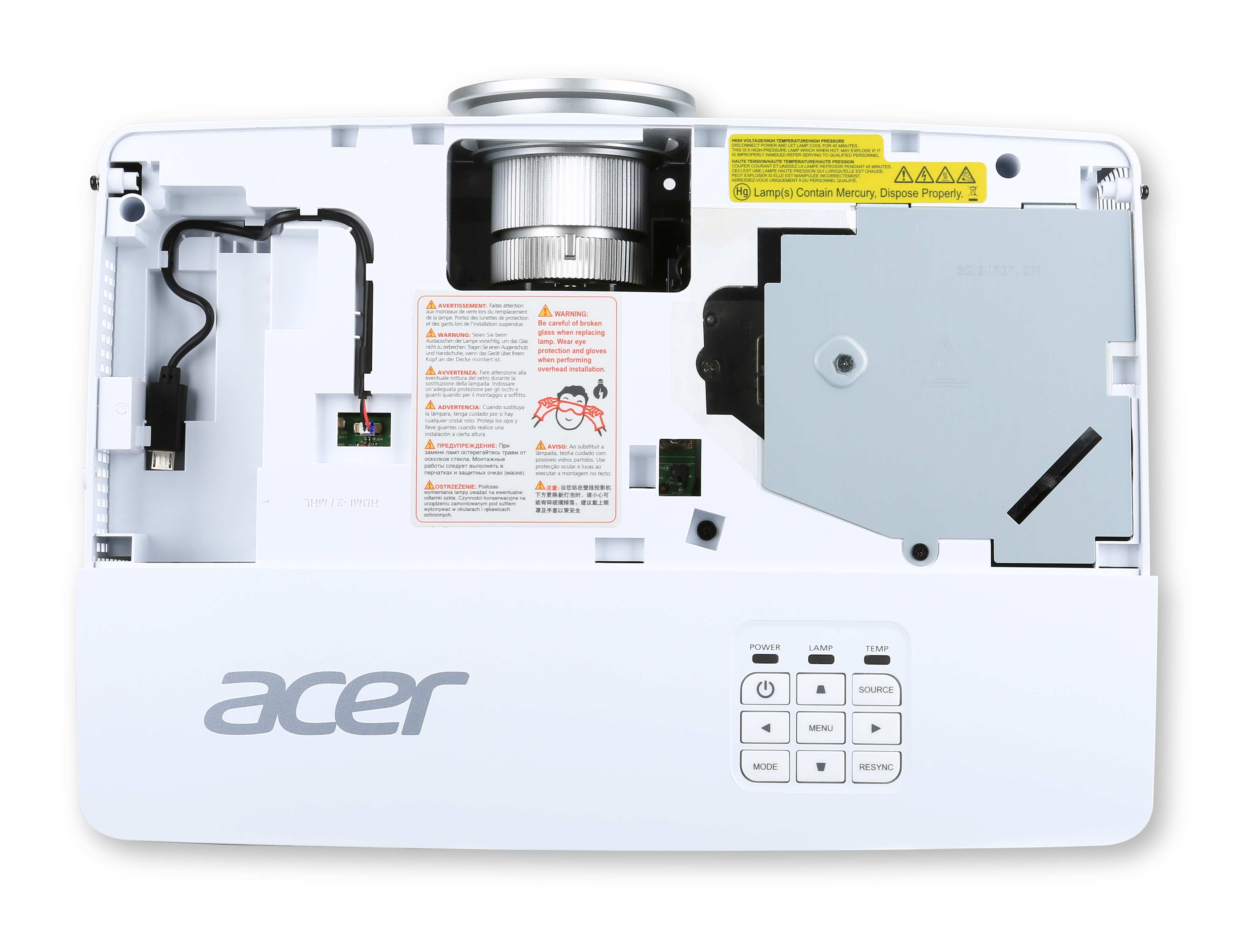 ACER H6518BD Beamer(Full-HD, 3D, 3200 ANSI-Lumen)