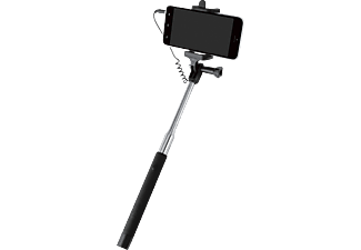 ISY Selfie Stick mit Schnur, schwarz (ISW-2001)