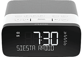 PURE DIGITAL Siesta Rise - Radiosveglia (DAB+, FM, Bianco/grigio)