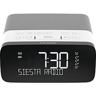 PURE DIGITAL Siesta Rise - Radiosveglia (DAB+, FM, Bianco/grigio)