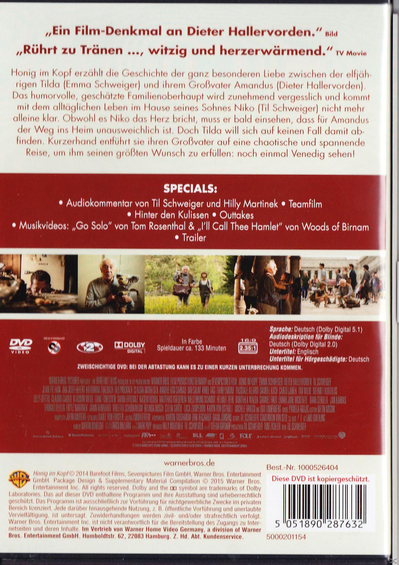Honig im Kopf DVD