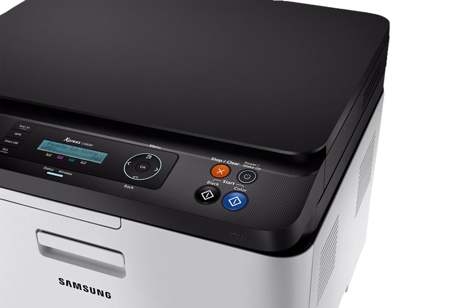 SAMSUNG Xpress C480W, 3in1 LaserMultifunktionsdrucker (Farbe), Weiß/Schwarz eBay