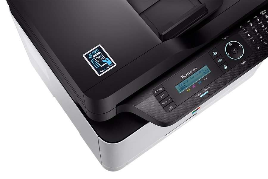 SAMSUNG Xpress C480FW Farblaser 4-in-1 Laser-Multifunktionsdrucker (Farbe) WLAN Netzwerkfähig