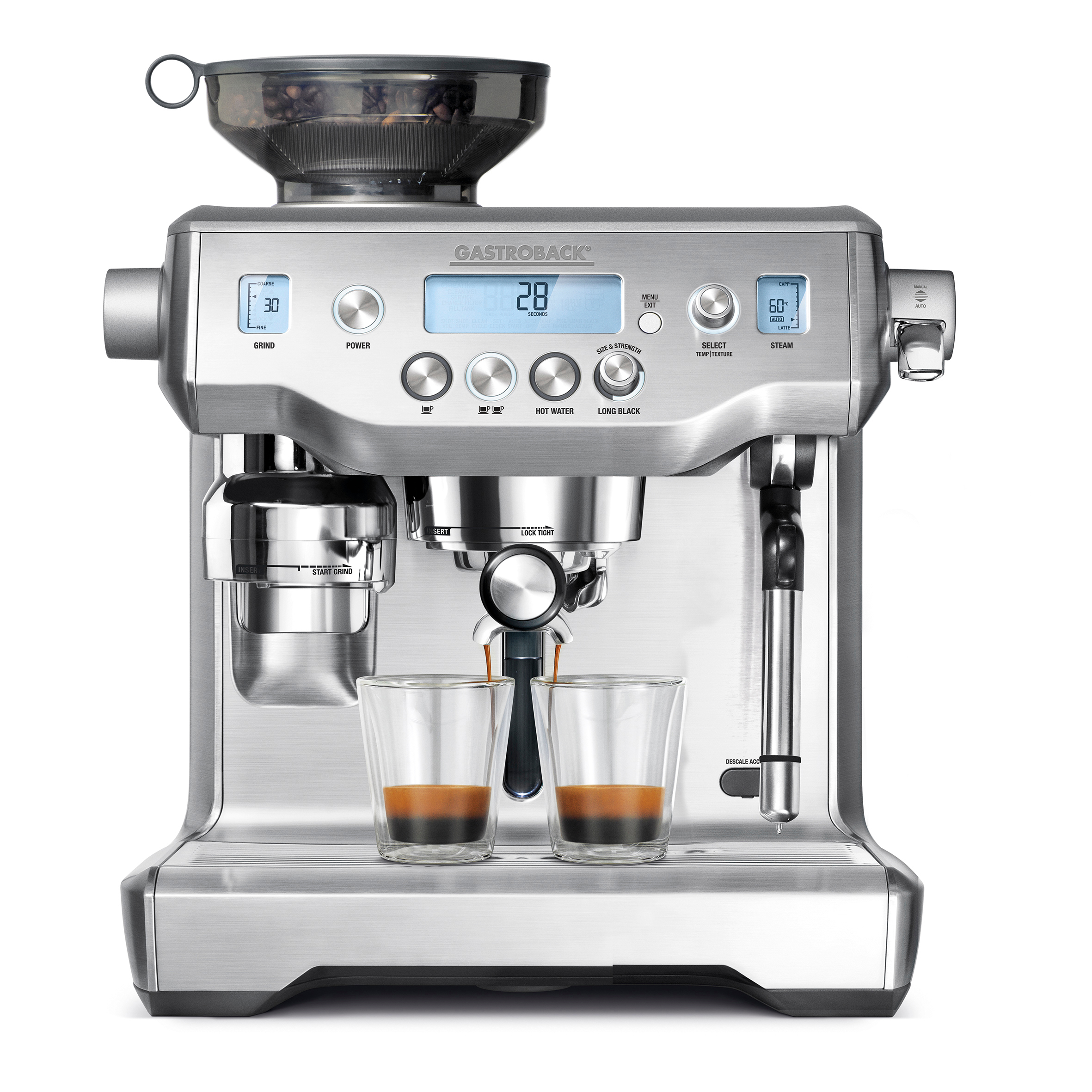 GASTROBACK 42640 Design Espresso Advanced Professional Espressomaschine Edelstahl