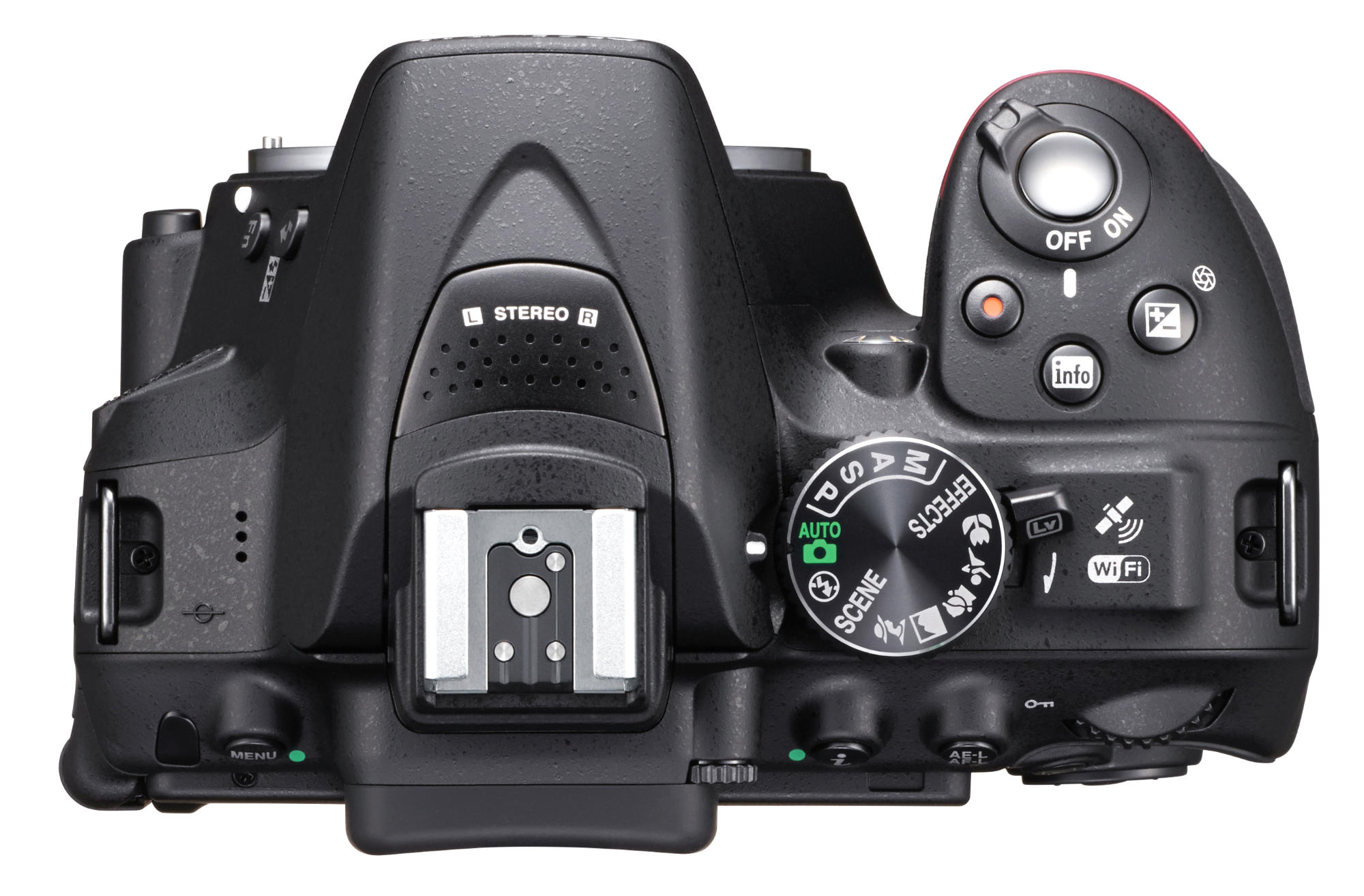 NIKON D5300 Kit Spiegelreflexkamera, 24,2 Megapixel, 18-105 mm Objektiv (AF-S, DX, ED, VR), WLAN, Schwarz