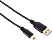 HAMA 74248 - Mini-USB-Kabel (Schwarz, silber)