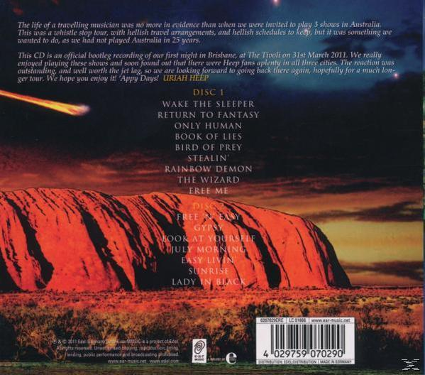 Uriah Heep - Official Bootleg, Vol.4-Live Brisbane, Australia '11  - (CD)