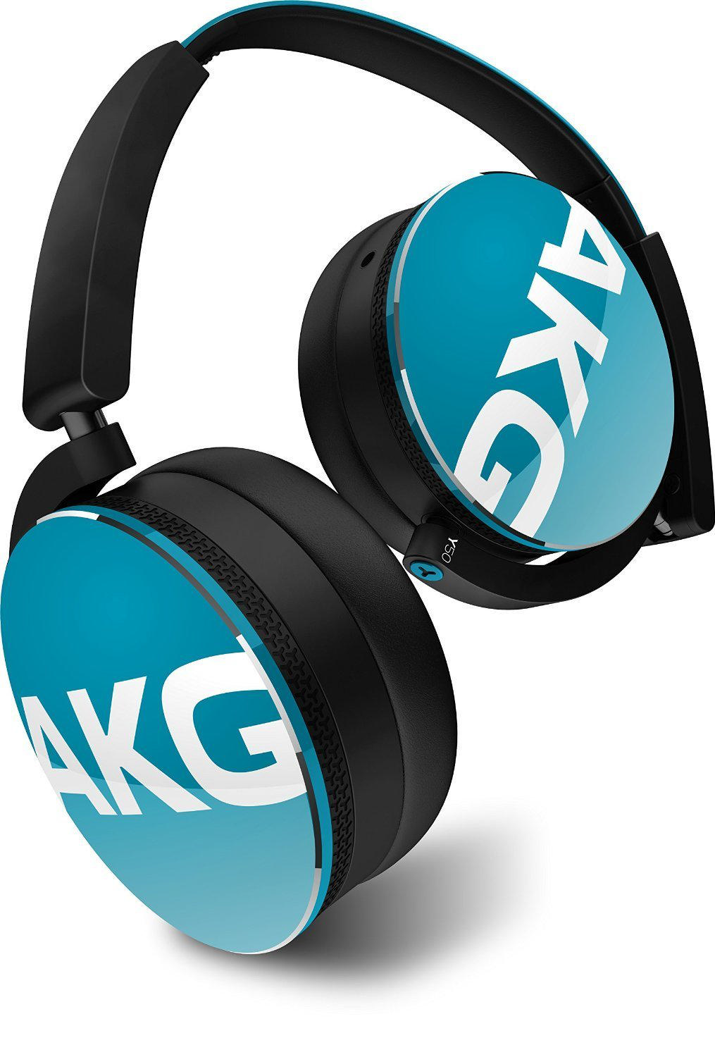 AKG Y50 Mikrofonlu Kulak Üstü Kulaklık Turkuaz