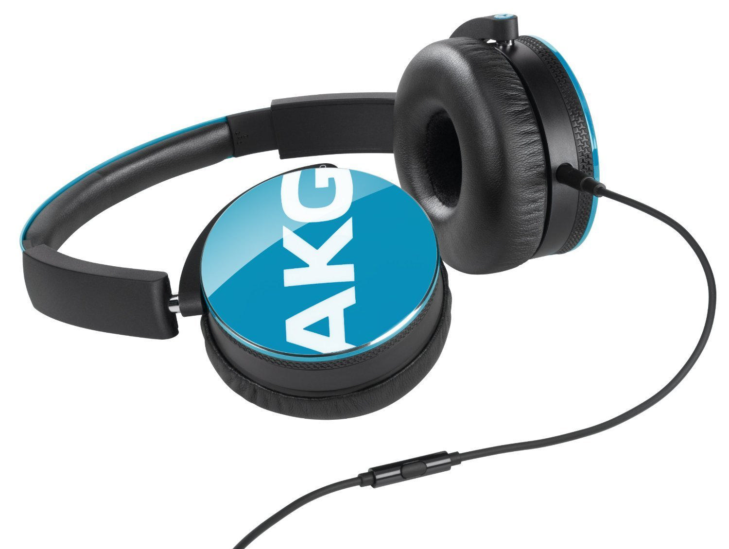 AKG Y50 Mikrofonlu Kulak Üstü Kulaklık Turkuaz