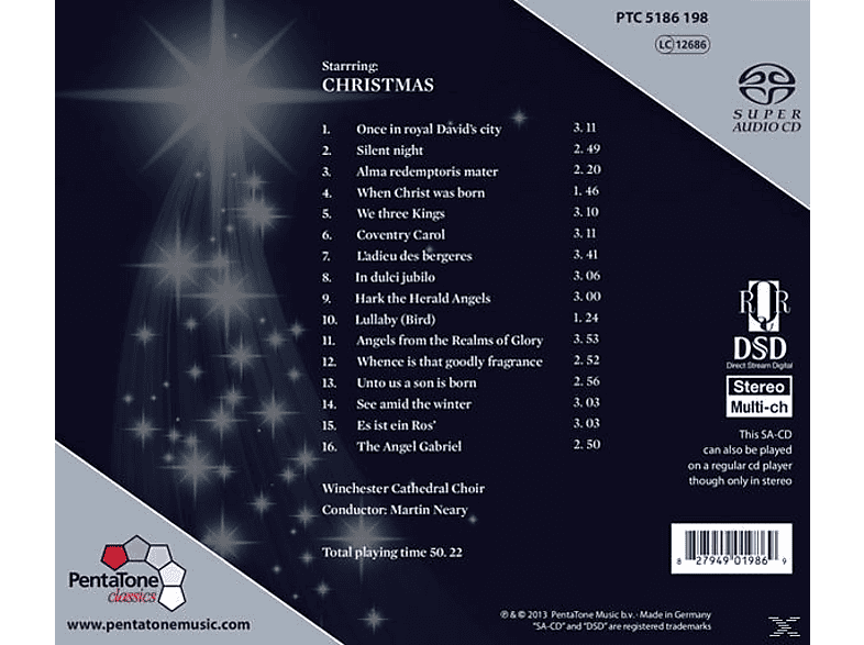 Thumbnail - Winchester Cathedral Choir - Starring: Christmas (SACD Hybrid)