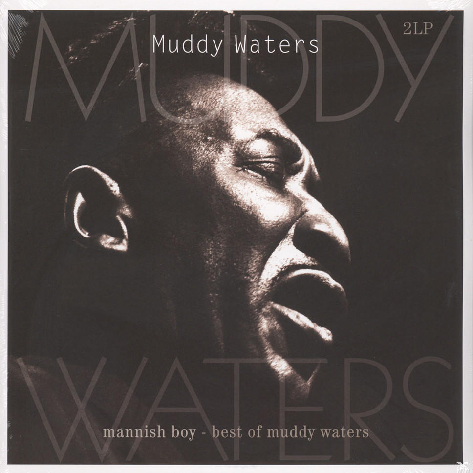Muddy Waters album borító, fekete-fehér arccal.