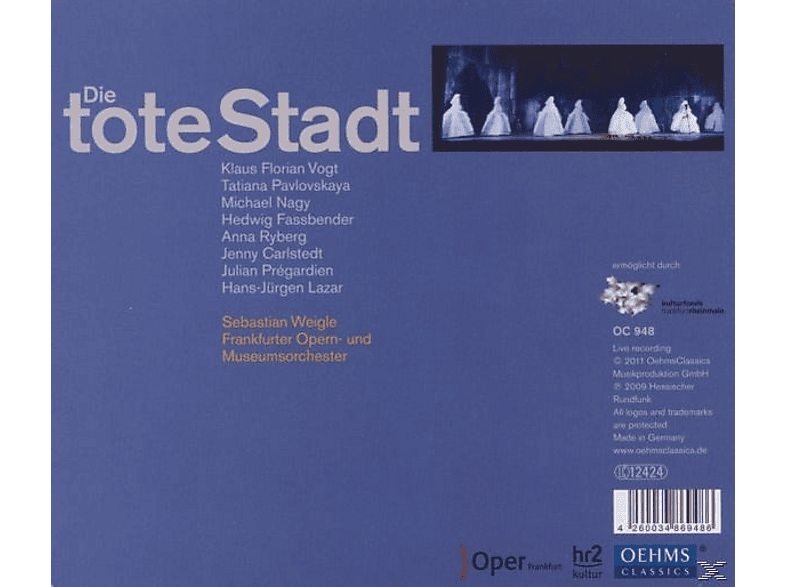 Thumbnail - WEIGLE & FRANKFURTER OPERN-U.MUSEUMSORCH. - Die Tote Stadt (CD)