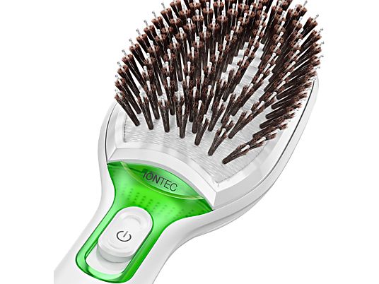 BRAUN Satin Hair 7 Brush BR 750, bianco - Spazzola per capelli (Bianco/Verde)