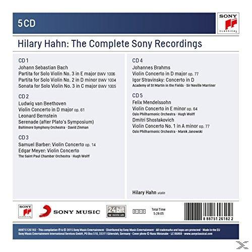 Hilary Hahn, VARIOUS - Hilary Hahn-The Complete Sony Recordings  - (CD)
