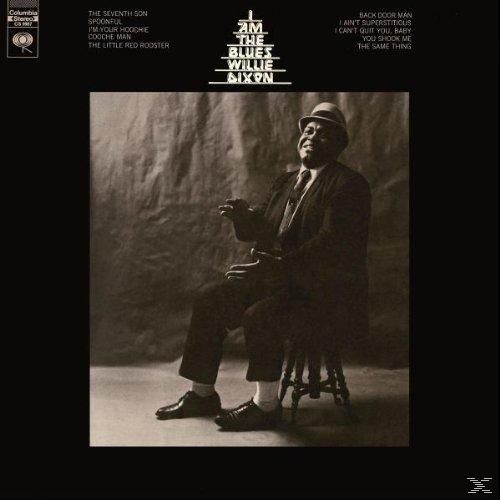 Album borító: Willie Dixon öltönyben, egy széken ülve. Az album címe: 'I Am The Blues'.