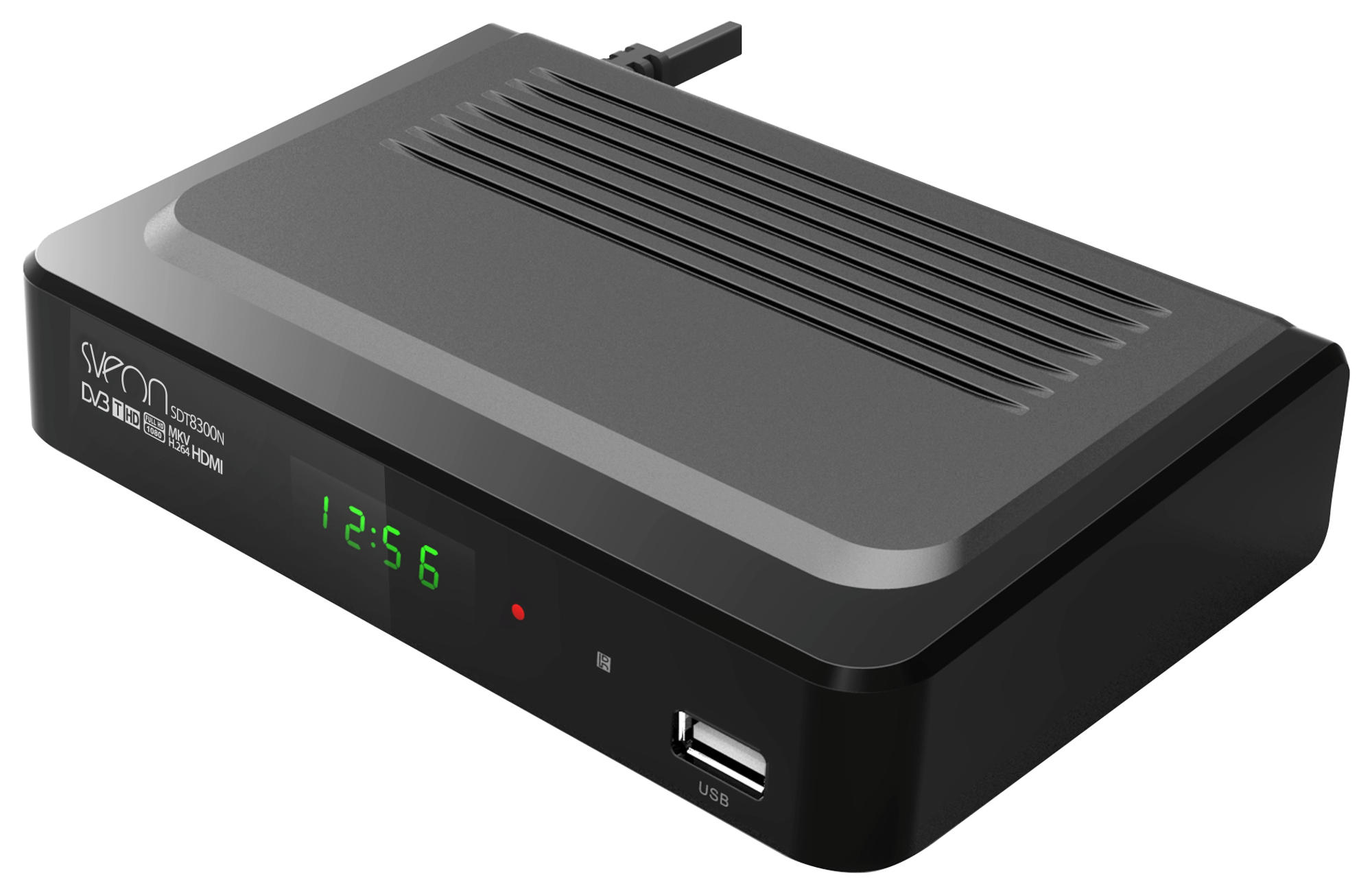 Reproductor multimedia - Sveon SPM820, Full HD 1080p y sintonizador TDT de alta definición