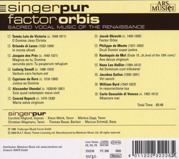 VARIOUS - Factor Orbis  - (CD)