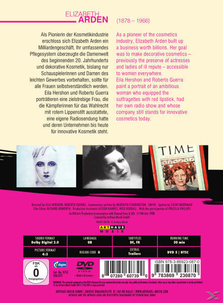 Eila Hershon, VARIOUS - Beauty Queens: Elizabeth Arden  - (DVD)