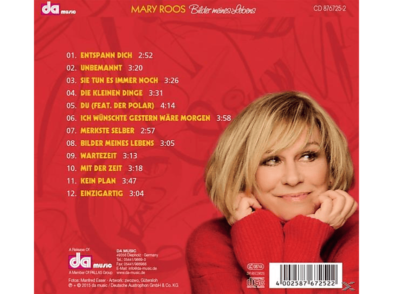 Thumbnail - Mary Roos - Bilder Meines Lebens (CD)
