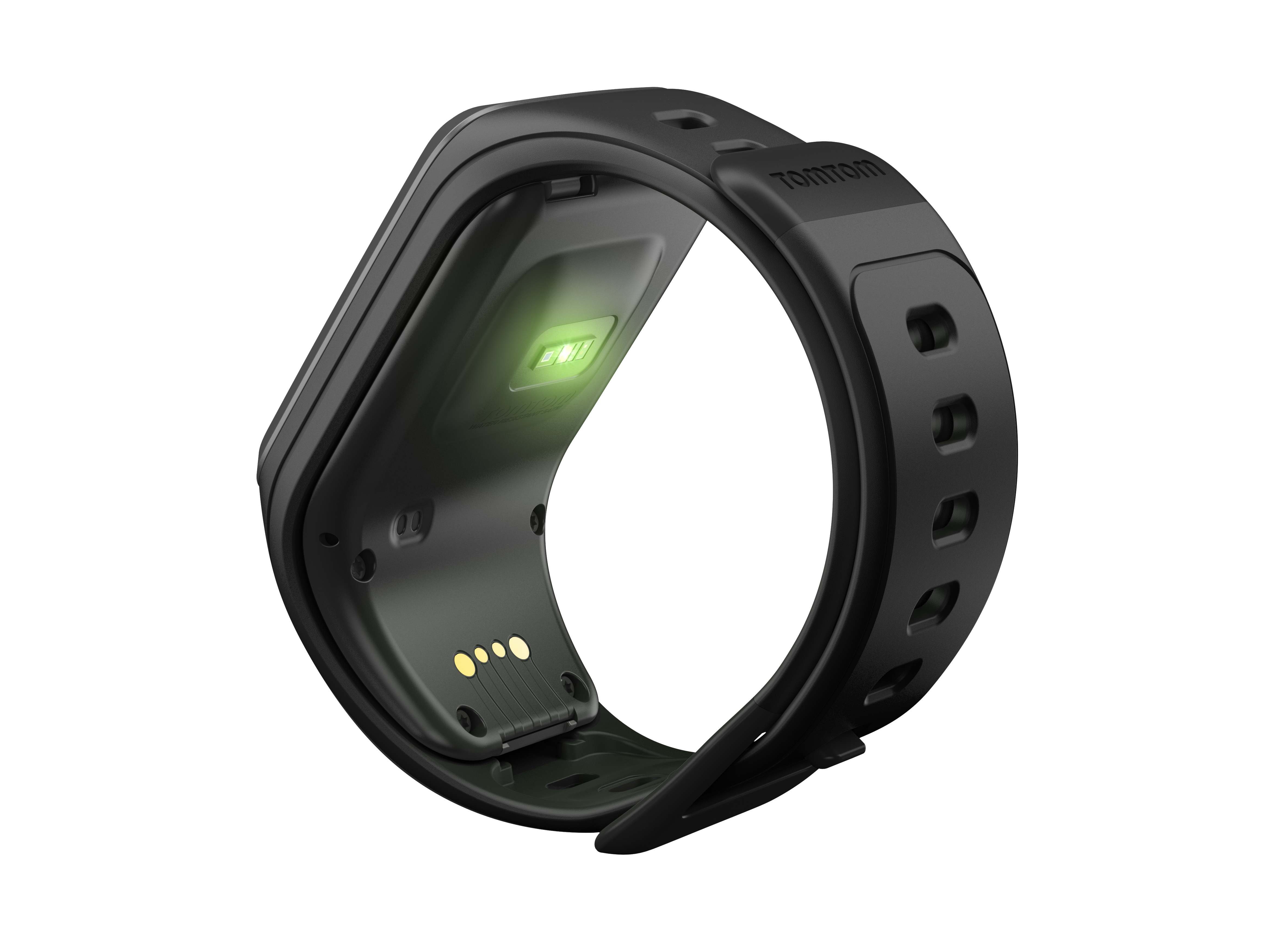 TOMTOM Spark Cardio inkl. Music Small, Fitness Tracker, S (121-175 mm), Schwarz