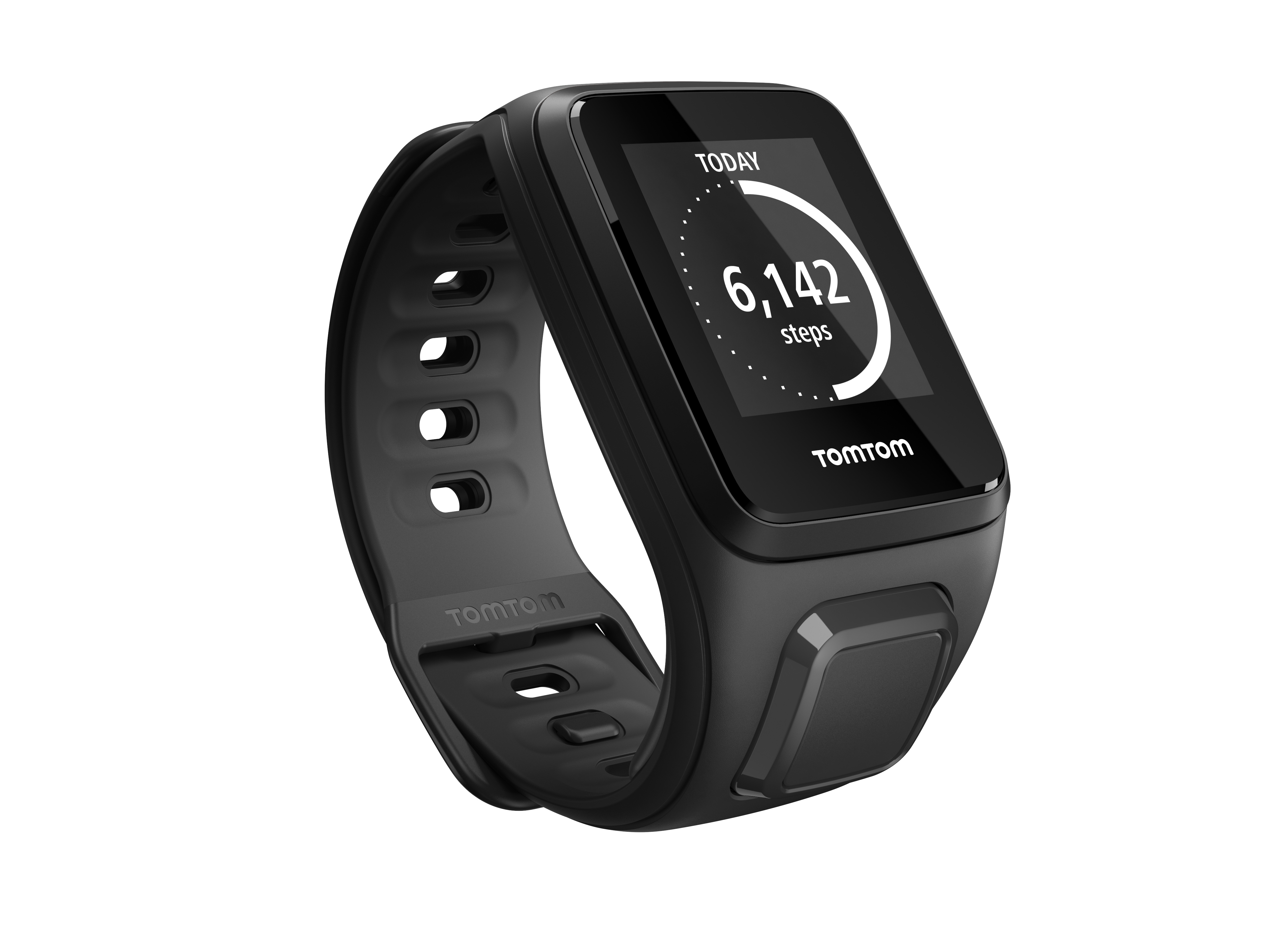 TOMTOM Spark Cardio inkl. Music Small, Fitness Tracker, S (121-175 mm), Schwarz