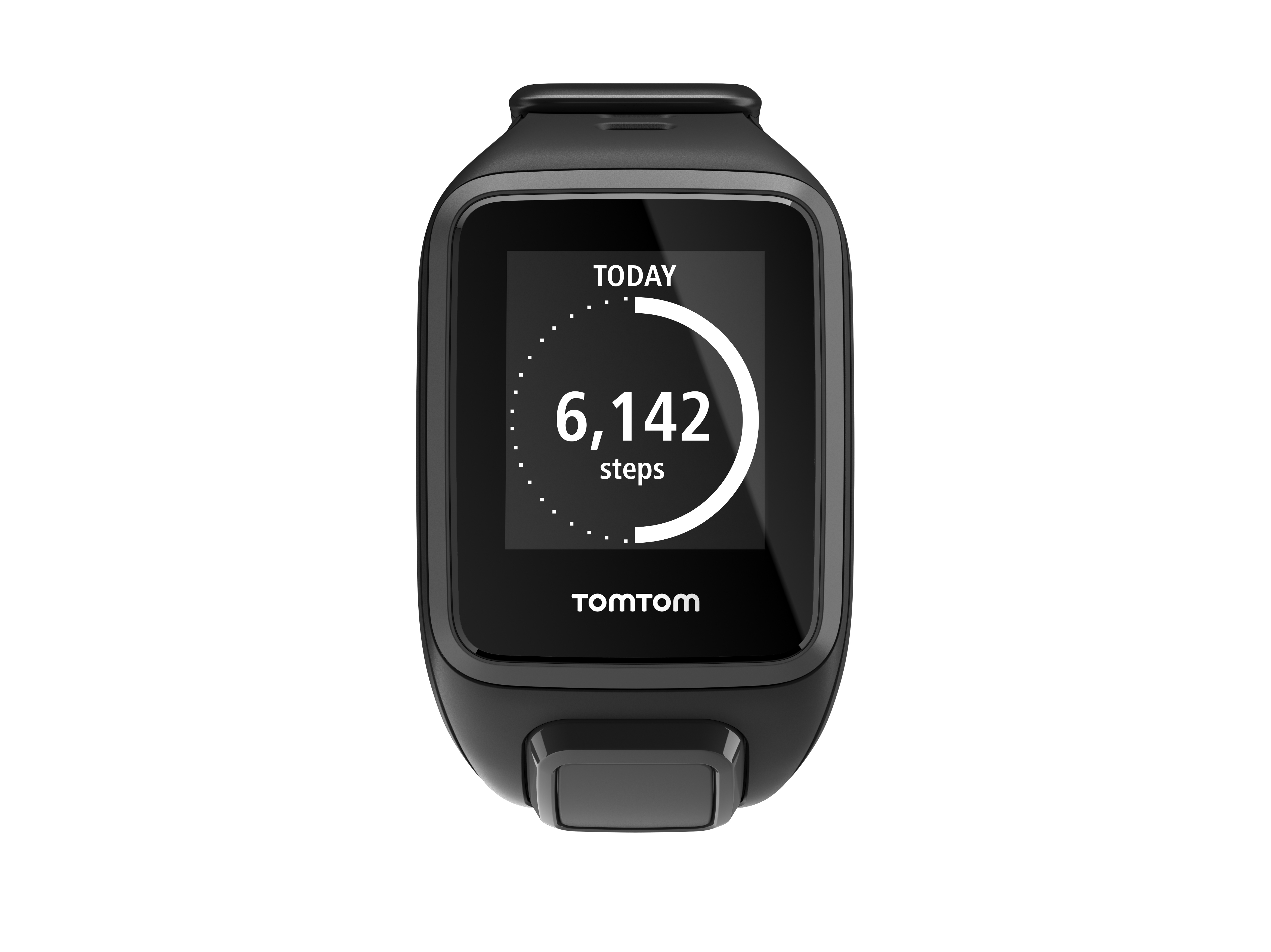 TOMTOM Spark Music Small inkl. Bluetooth-Ohrhörer, Fitness Tracker, S (121-175 mm), Schwarz