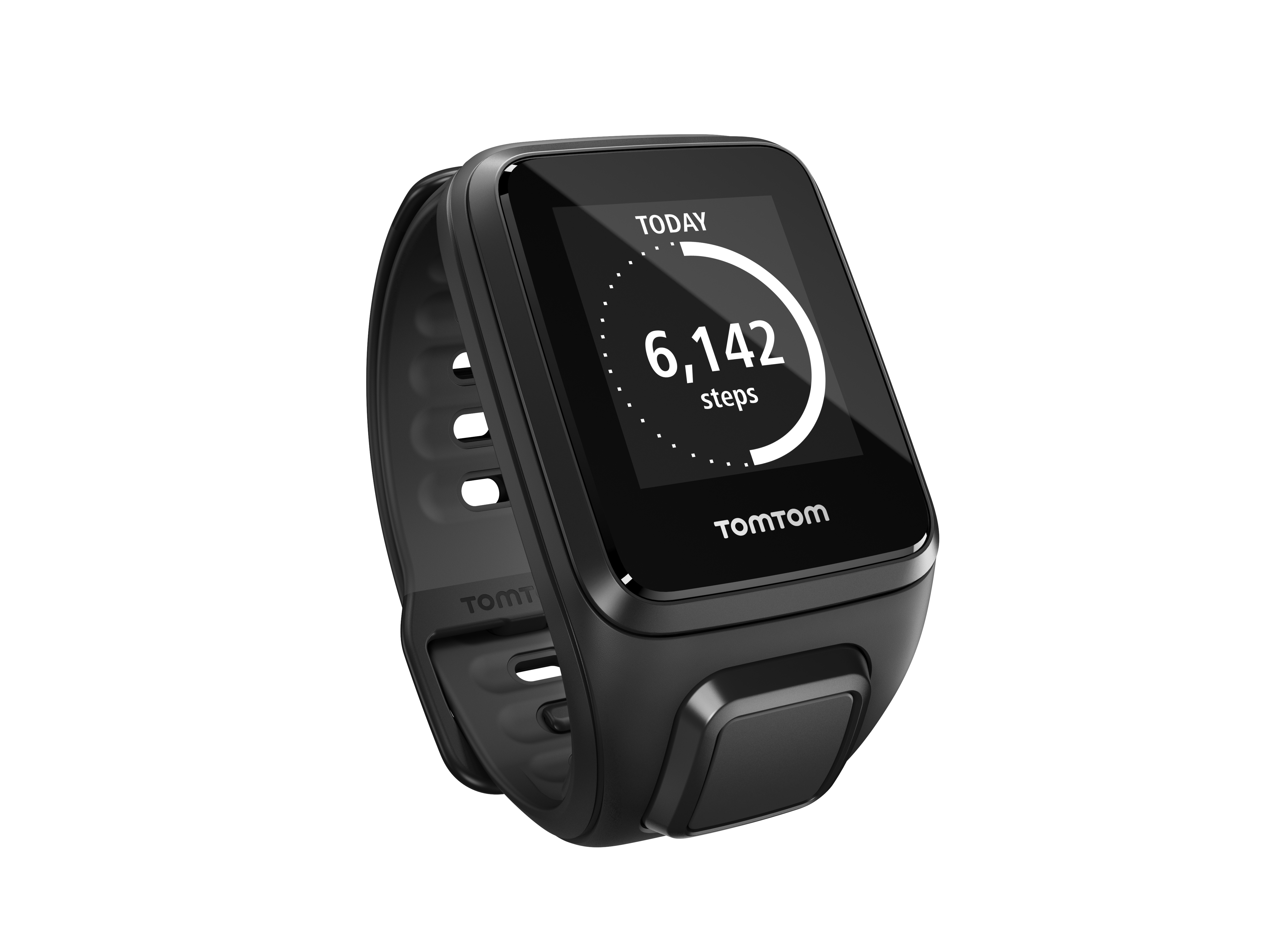 TOMTOM Spark Cardio inkl. Music Small, Fitness Tracker, S (121-175 mm), Schwarz