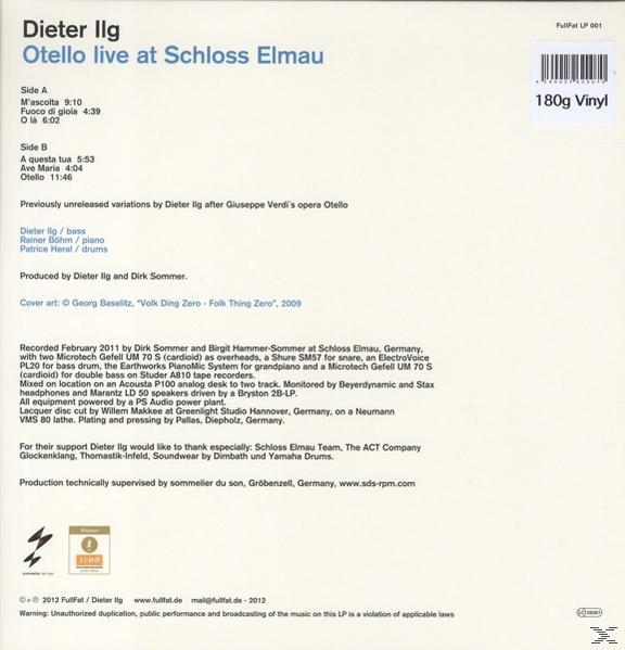 Dieter Ilg - Otello-Live At Schloss Elmau  - (Vinyl)